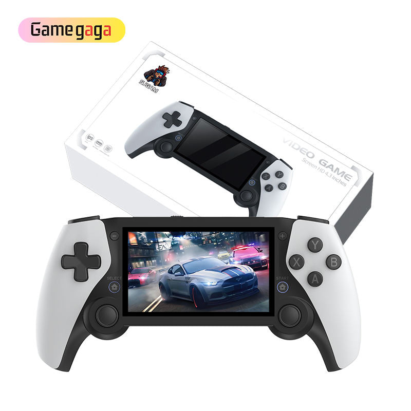 M25 Handheld Game Console Television HDMI-Compatible 4.3 Inch 64G 20000+Games 80 * 272 LCD Screen Handheld HDTV Game Dual Wireless Controller Gift