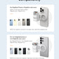 Magnetic 360° LED Phone Photography Grip with MagSafe‑Style Light & Rotating Clamp